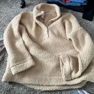 American eagle Sherpa sweater